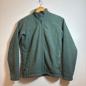 Patagonia Synchilla Better Sweater Fleece Zip Up Jacket Women XS‎ Green Full Zip